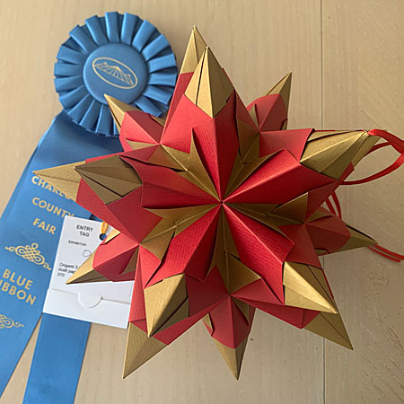[Bascetta Star with Blue Ribbon]