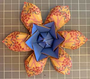 Clematis Flower Folded by Teresa