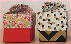 Non-Modular Origami Boxes with Lids