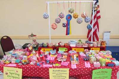 [Origami Boxes and Ornaments for Sale as a Fundraiser]