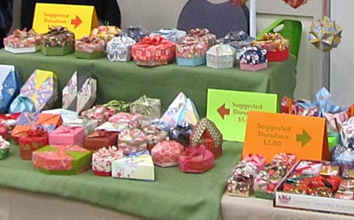 [Origami Boxes for Sale as a Fundraiser]