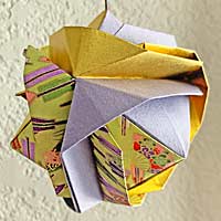 Japanese Brocade - Cubic Ornament