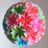 Traditional Sewn Together Kusudama