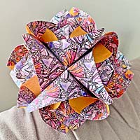 Royal Rose Sonobe - Kusudama