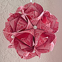 Imperial Rose Sonobe - Kusudama