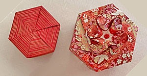 [Non-Modular Hexagonal Washi Boxes]
